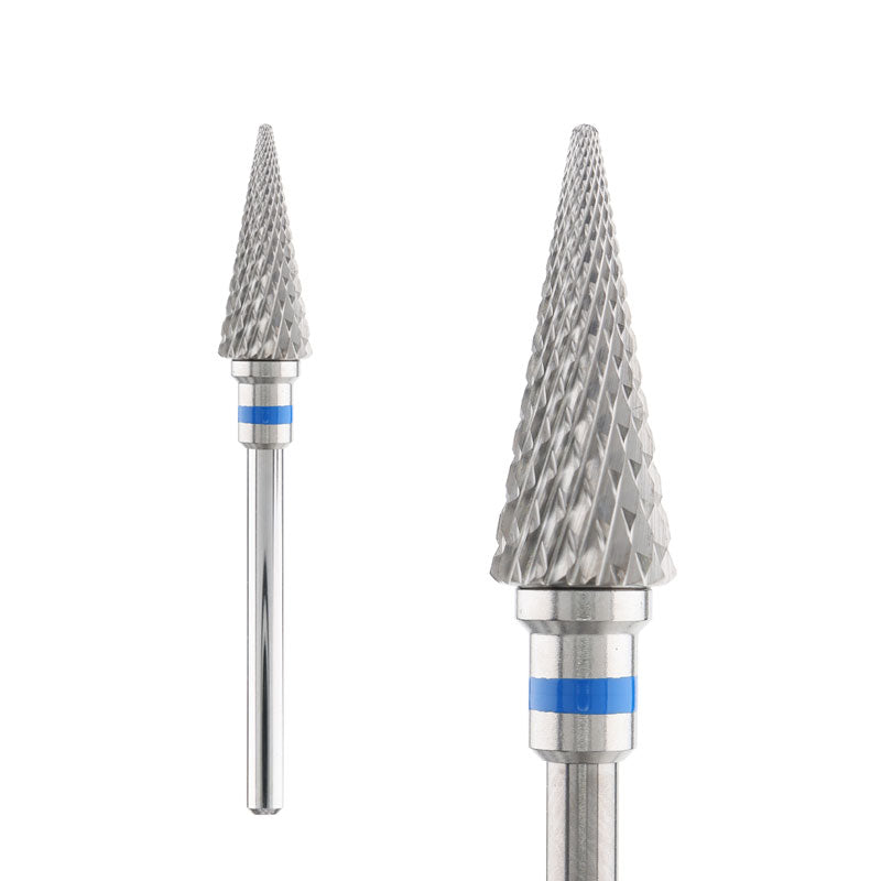 Fresa de Carburo para Uñas - Cónica, Mediana, 6.0mm