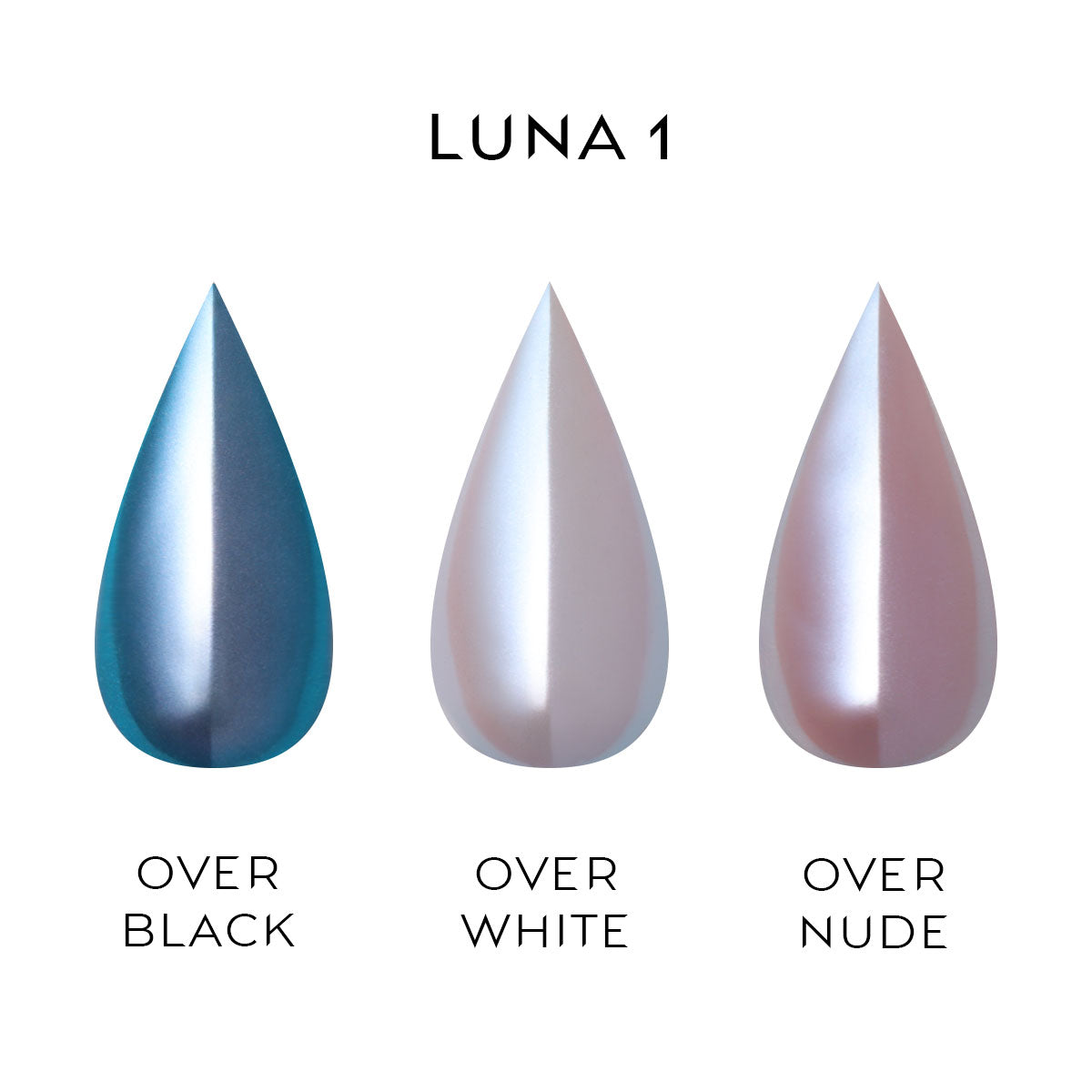 Chrome Nail Powder - LUNA, 1g