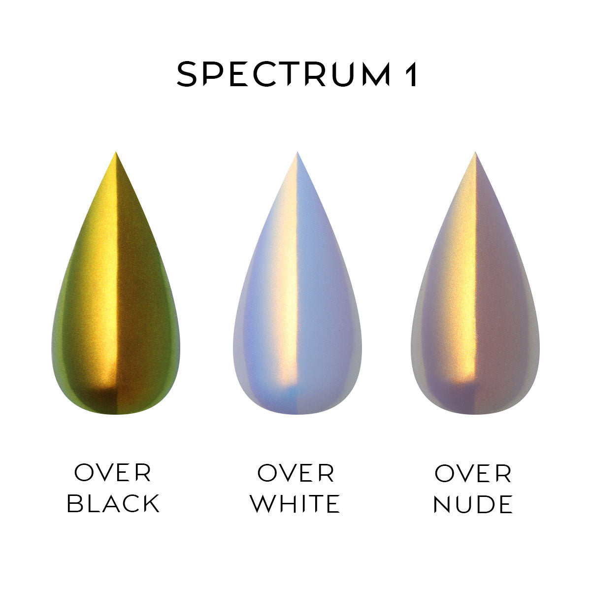 Multi-Chrome Nail Powder - SPECTRUM, 1g