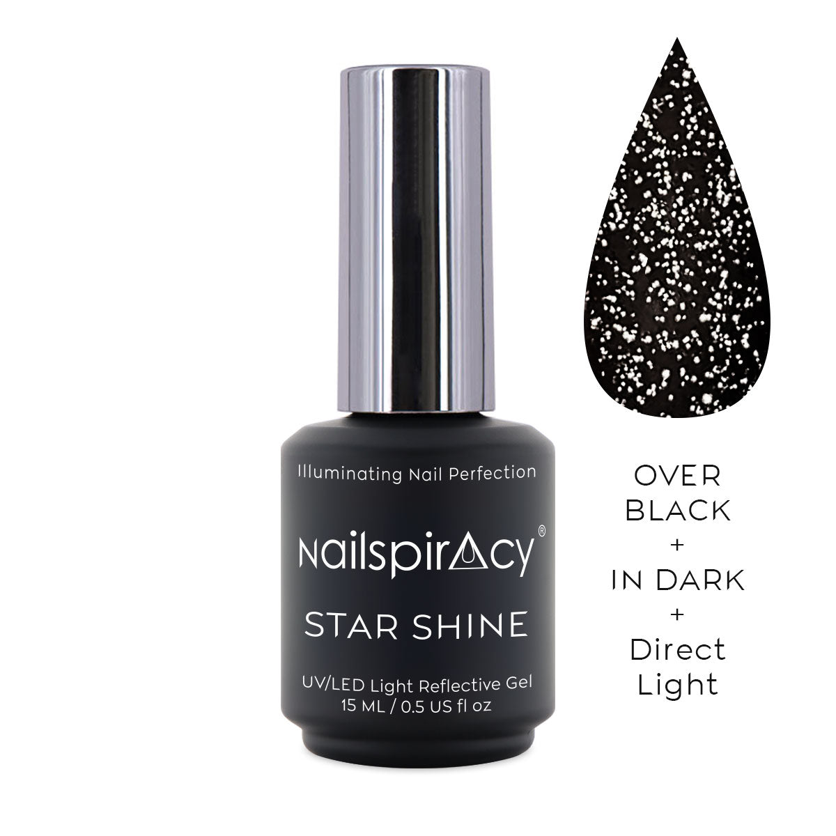Light Reflective Top Coat - STAR SHINE, 15g