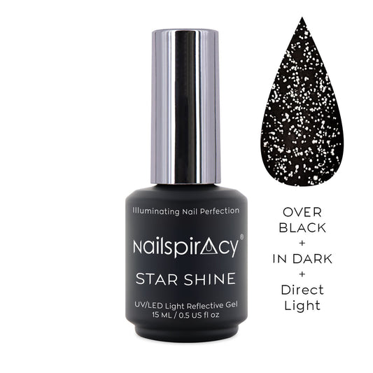 Capa superior reflectante de luz - STAR SHINE, 15 g
