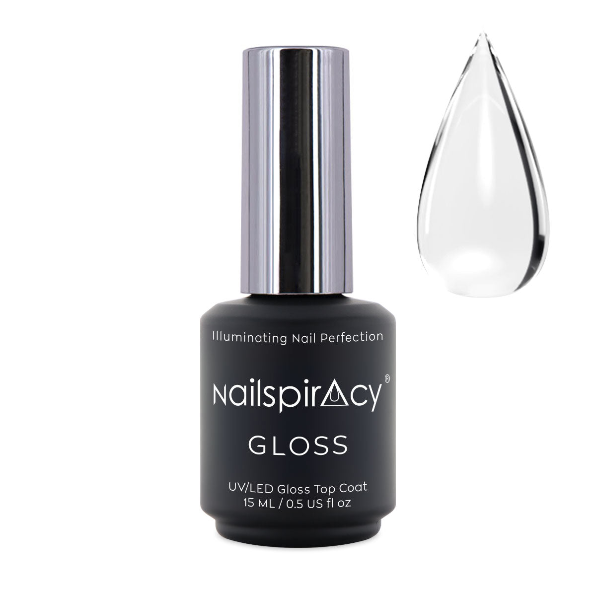 No-Wipe - Gloss Top Coat - GLOSS, 15g