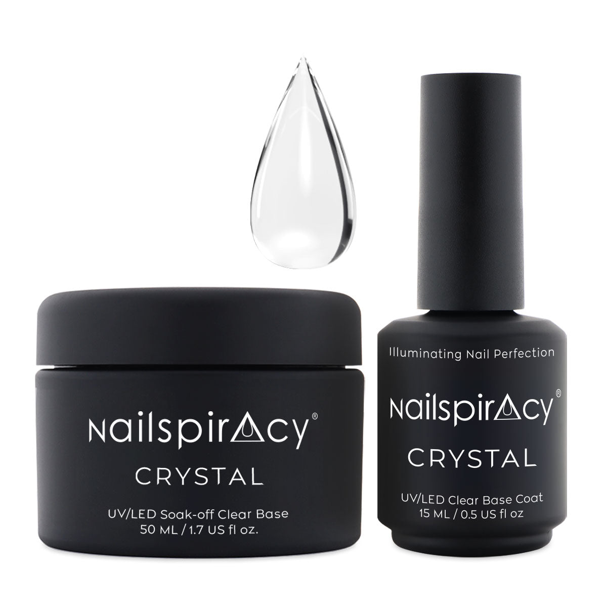 Clear Base Coat - CRYSTAL - Hema-Free