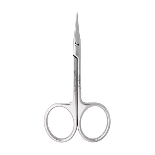 Tijeras profesionales para cutículas, punta de gancho, 22,5 mm