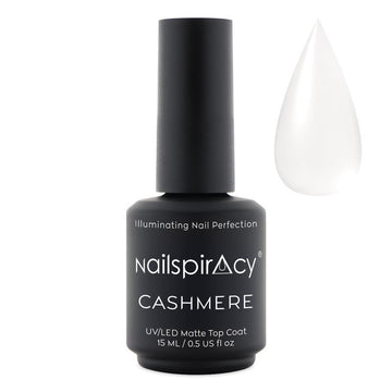 No-Wipe Matte Top Coat - CASHMERE, 15g