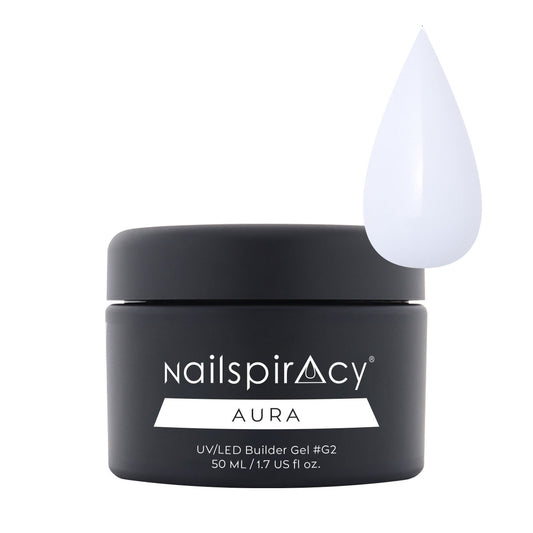 Nailspiracy ESSENTIAL Builder Gel AURA G2 swatch showcase
