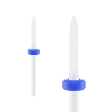 Ceramic Nail Drill Bit - Tapered Cylinder, Coarse,  Right Hand