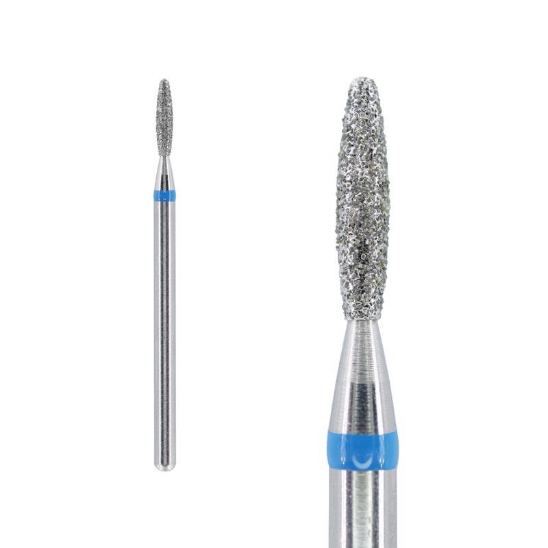 Nailspiracy Diamond Nail Drill Bit - Rounded Flame, 1.8mm, Coarse grit