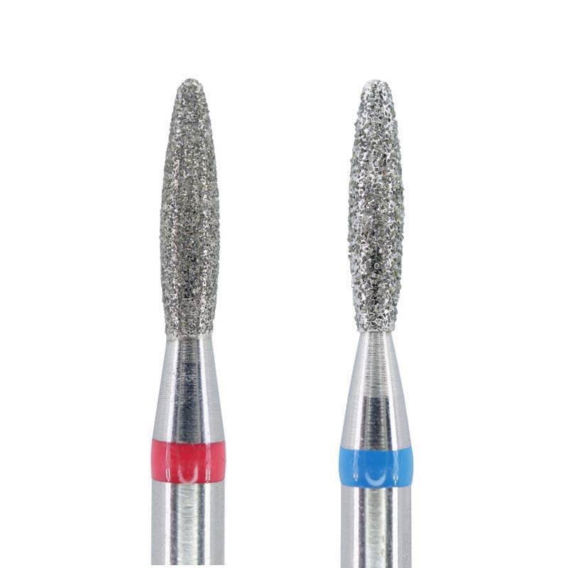 Diamond Nail Drill Bit - Rounded Flame, 1.8mm