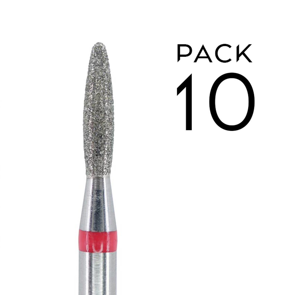 Diamond Nail Drill Bit - Rounded Flame, 1.8mm