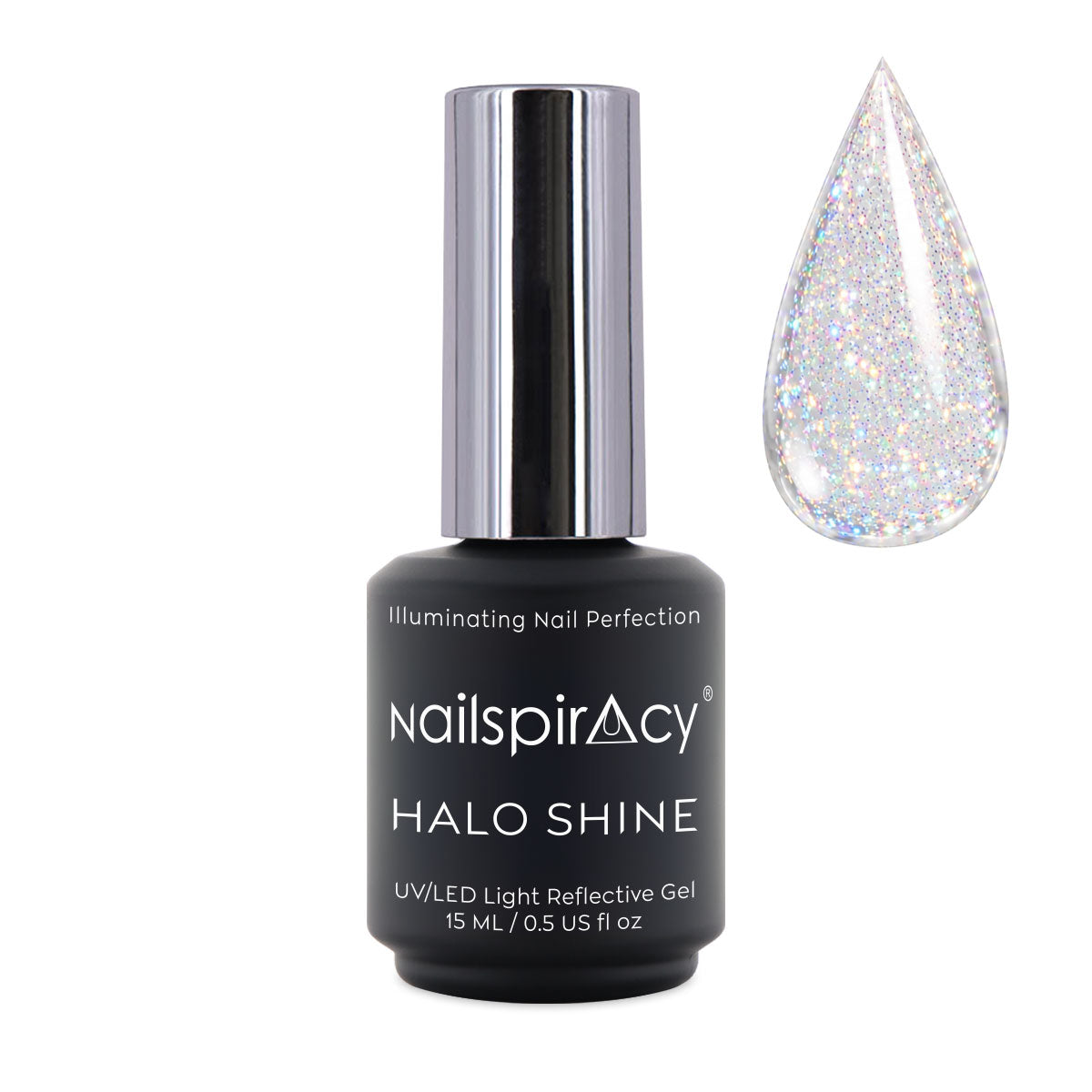 Nailspiracy HALO SHINE light-reflective top coat, 15g