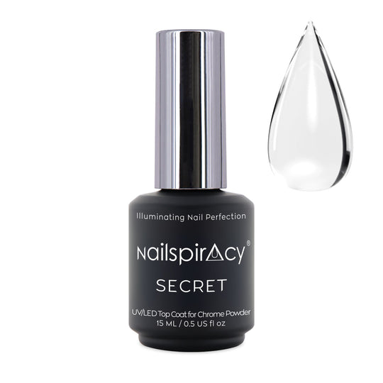 Top Coat for Chrome Powder - SECRET, 15g