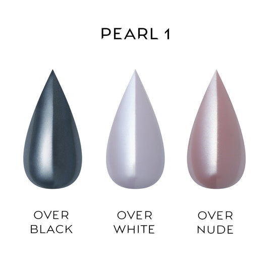 Nailspiracy chrome powder collection pearl 1