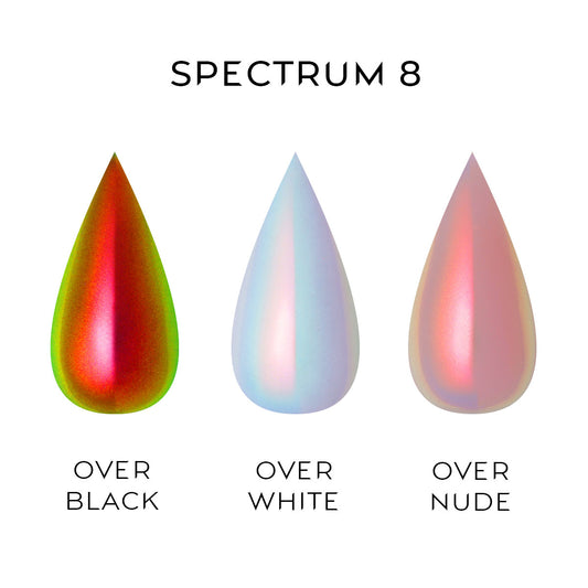 Nailspiracy chrome powder collection spectrum 8