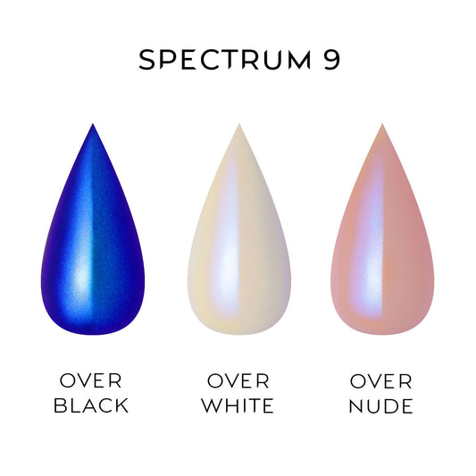 Nailspiracy chrome powder collection spectrum 9
