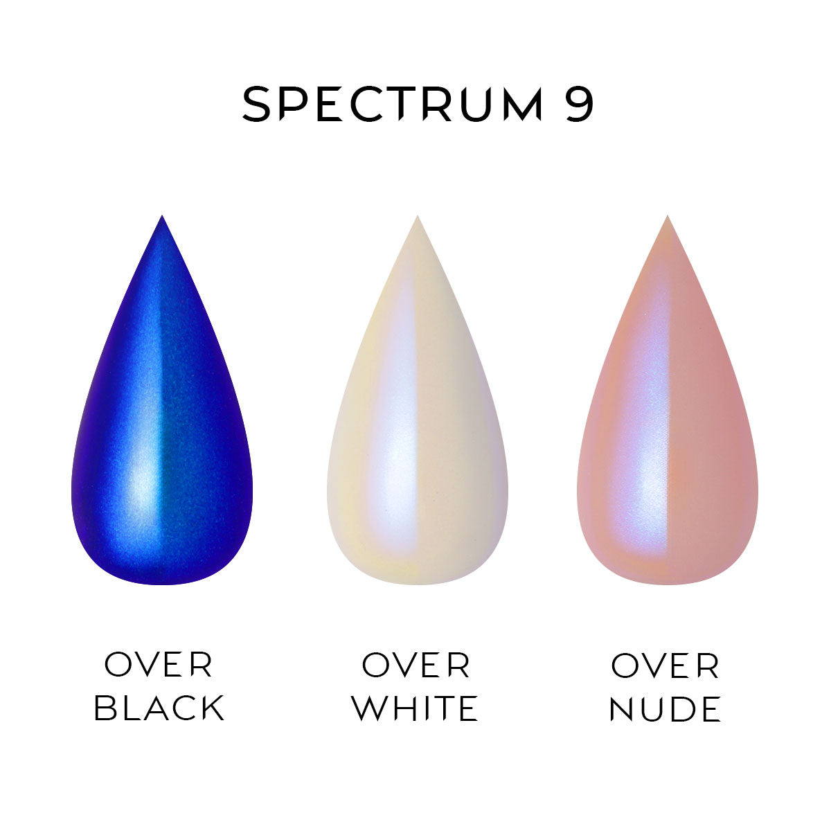 Nailspiracy chrome powder collection spectrum 9