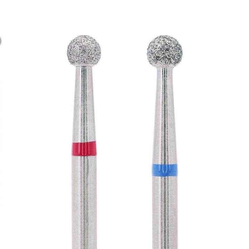 Nailspiracy diamond nail drill bit ball 3 1mm 3 3mm coarse medium grit